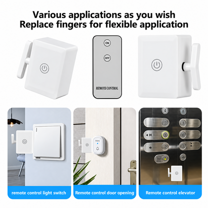 🔥2 In 1 Wireless Intelligent Button Lazy Remote Control Switch Light On Panel