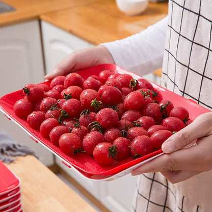 Stackable Vacuum Fresh-Keeping Tray – Space-Saving Food Storage Box