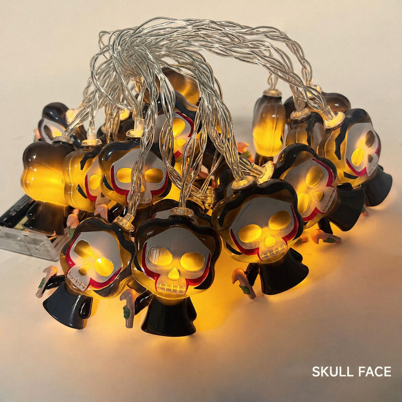 Halloween LED String Lights – Mummy, Pumpkin & Ghost Decorations
