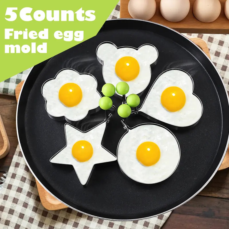 5 Counts Set Fried Egg Rings Molds