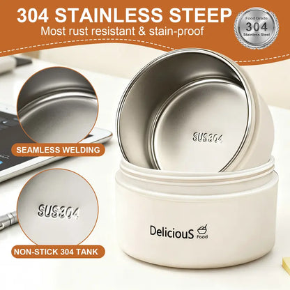lunch box function Premium 304 Stainless Steel Lunch Container
