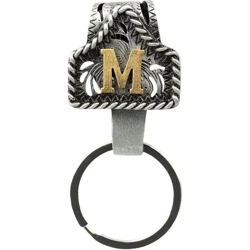 Personalized Western Cow Tag Keychain