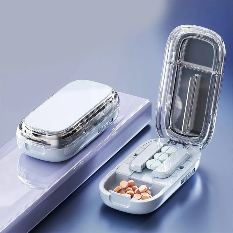 💊 Portable Pill Cutter and Organizer
