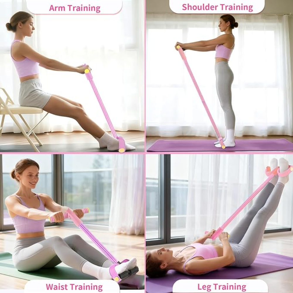 Portable Pedal Resistance Band Trainer