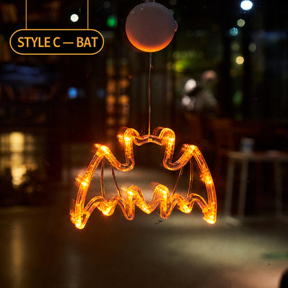 Halloween LED Suction Cup Lights – Spooky Window Decorations