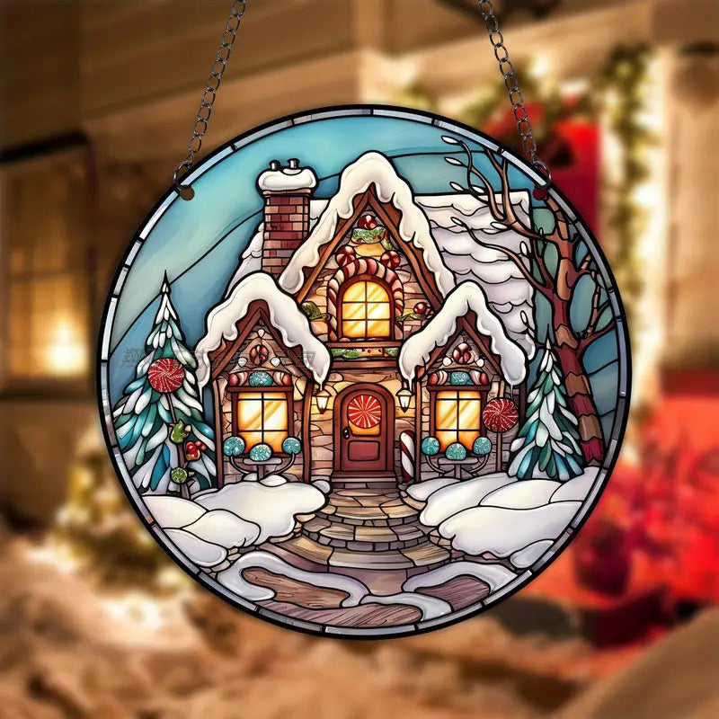 "Santa's Sassy Salute" Christmas Ornament