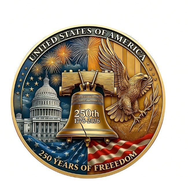 USA 250th Anniversary Christmas Ornament