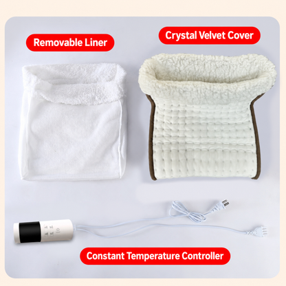 Electric Heated Foot Warmer With Adjustable Temperature