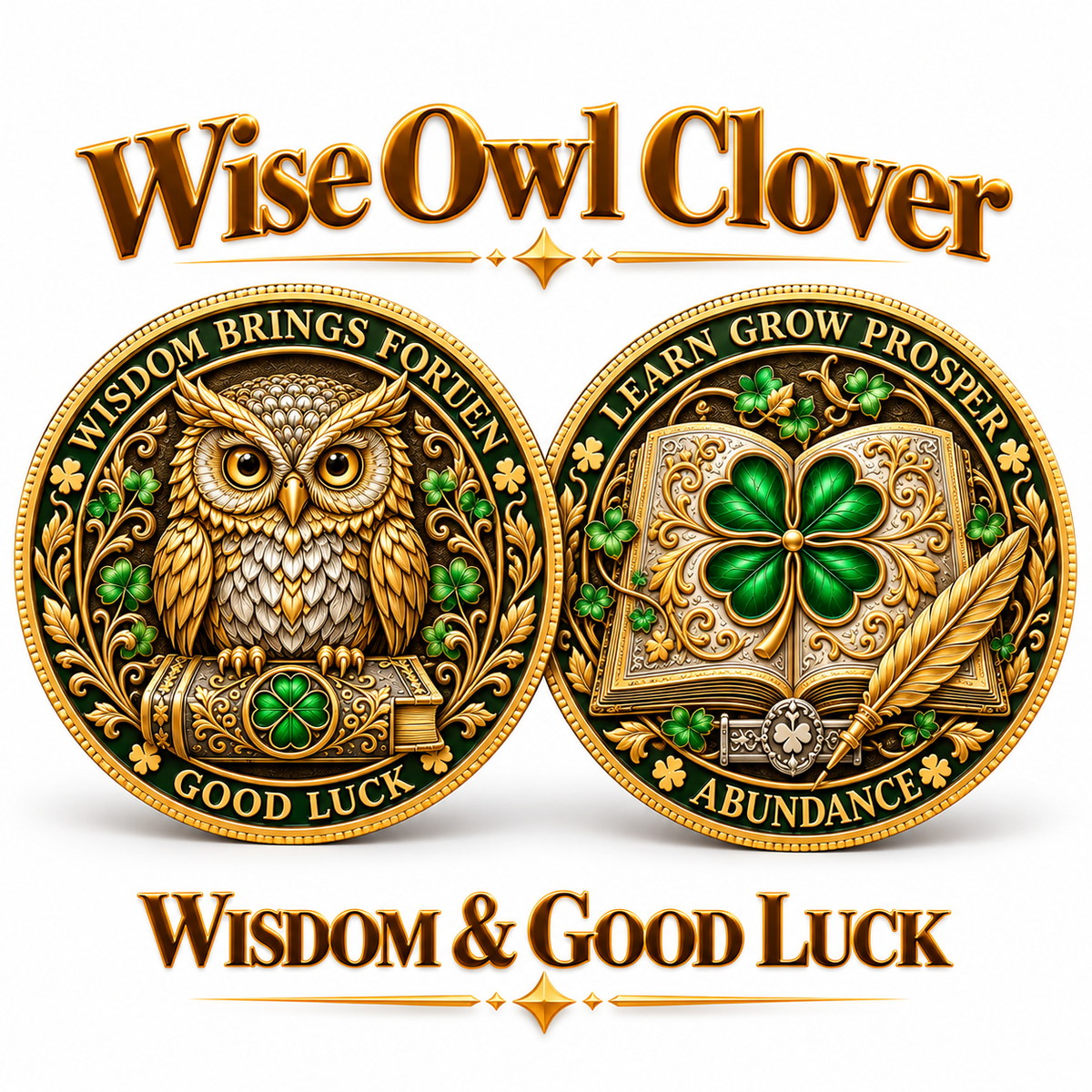 ⏰65% OFF💥3D All-Seeing Eye Prosperity Coin – Wealth & Good Luck Charm