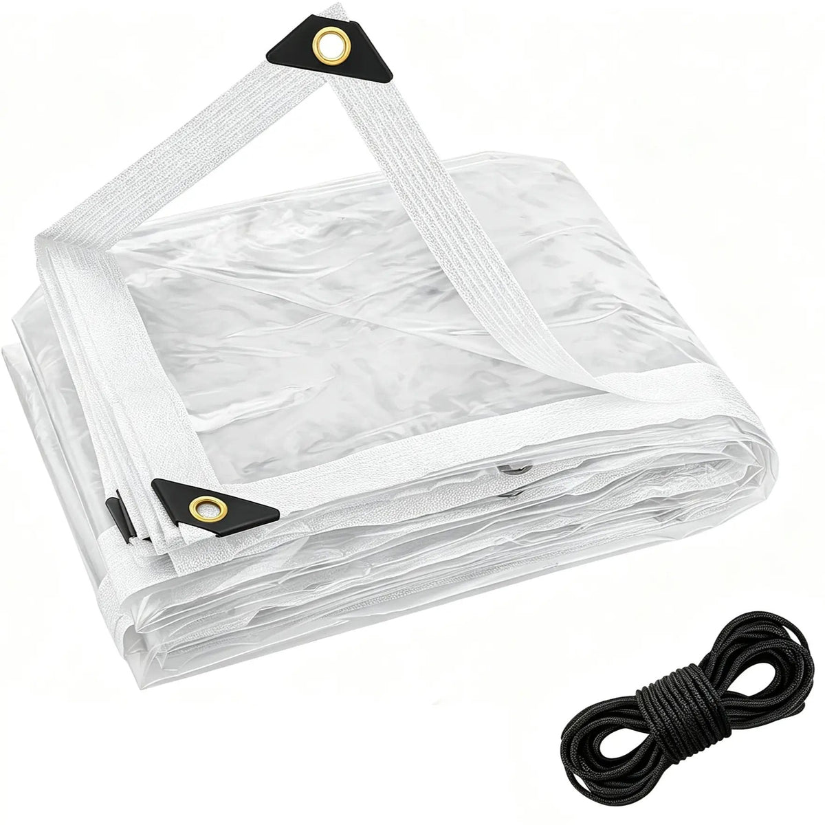 RainShield Pro™ Transparent Waterproof Tarp