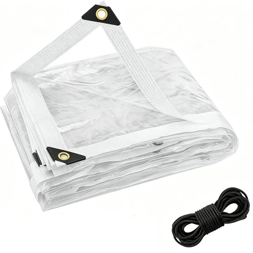 RainShield Pro™ Transparent Waterproof Tarp