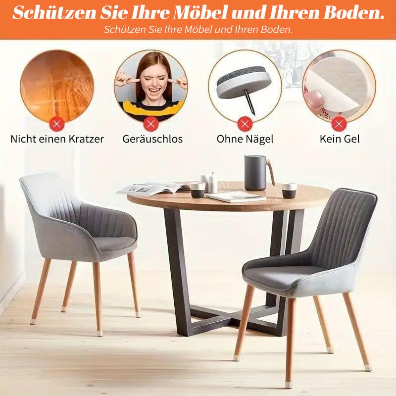 ✨Universal Rubber Chair Leg Protectors – Anti-Scratch Floor Protectors