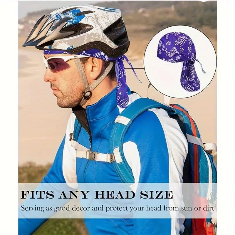 🔥Paisley Cooling Headscarf Cap🥳