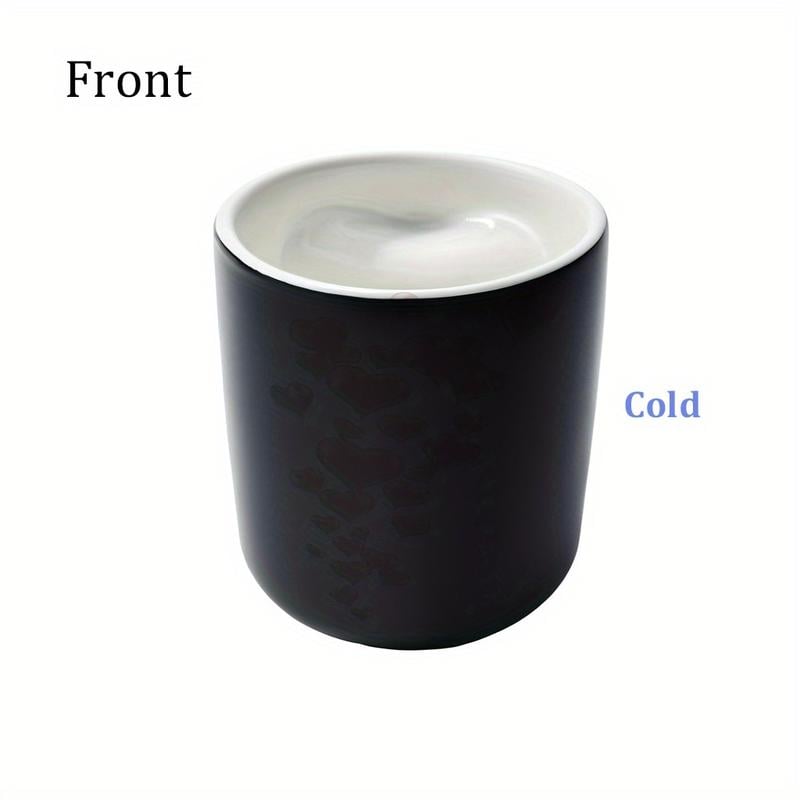 Heart-Shaped Color Changing Ceramic Mug