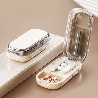 💊 Portable Pill Cutter and Organizer
