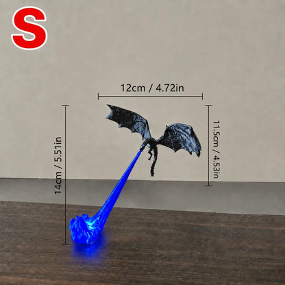 3D Printed Dragon Flame Book Nook with Light