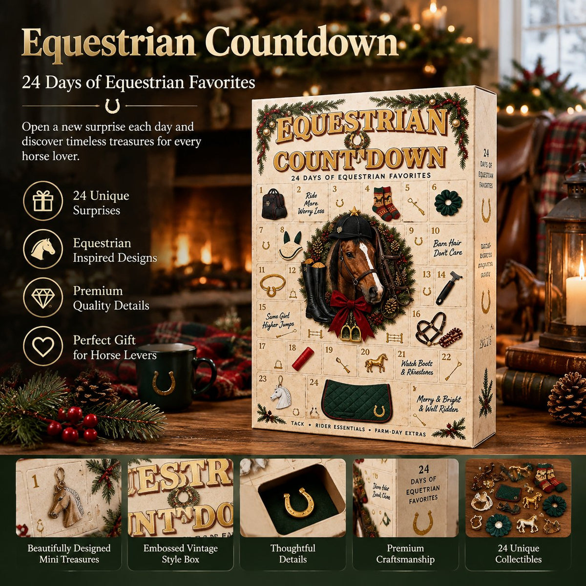 24-Day Equestrian Advent Calendar