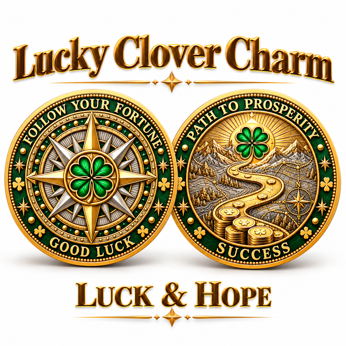 ⏰65% OFF💥3D All-Seeing Eye Prosperity Coin – Wealth & Good Luck Charm