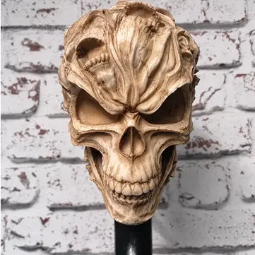 💀 Motorcycle Skull Helmet Holder – Garage Display Wall Mount