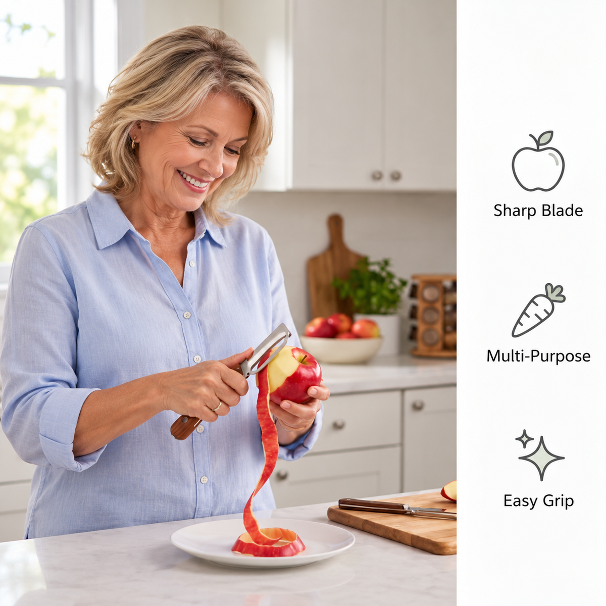 2 Pcs Multifunctional Vegetable Peeler & Bottle Opener