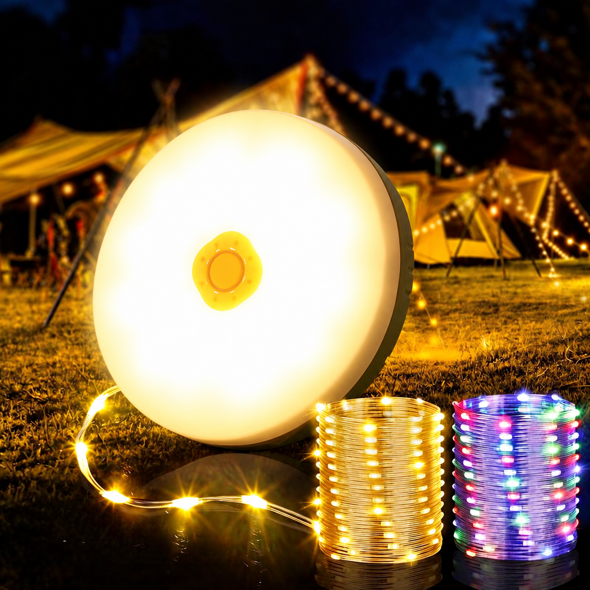 Retractable Solar LED Fairy String Lights