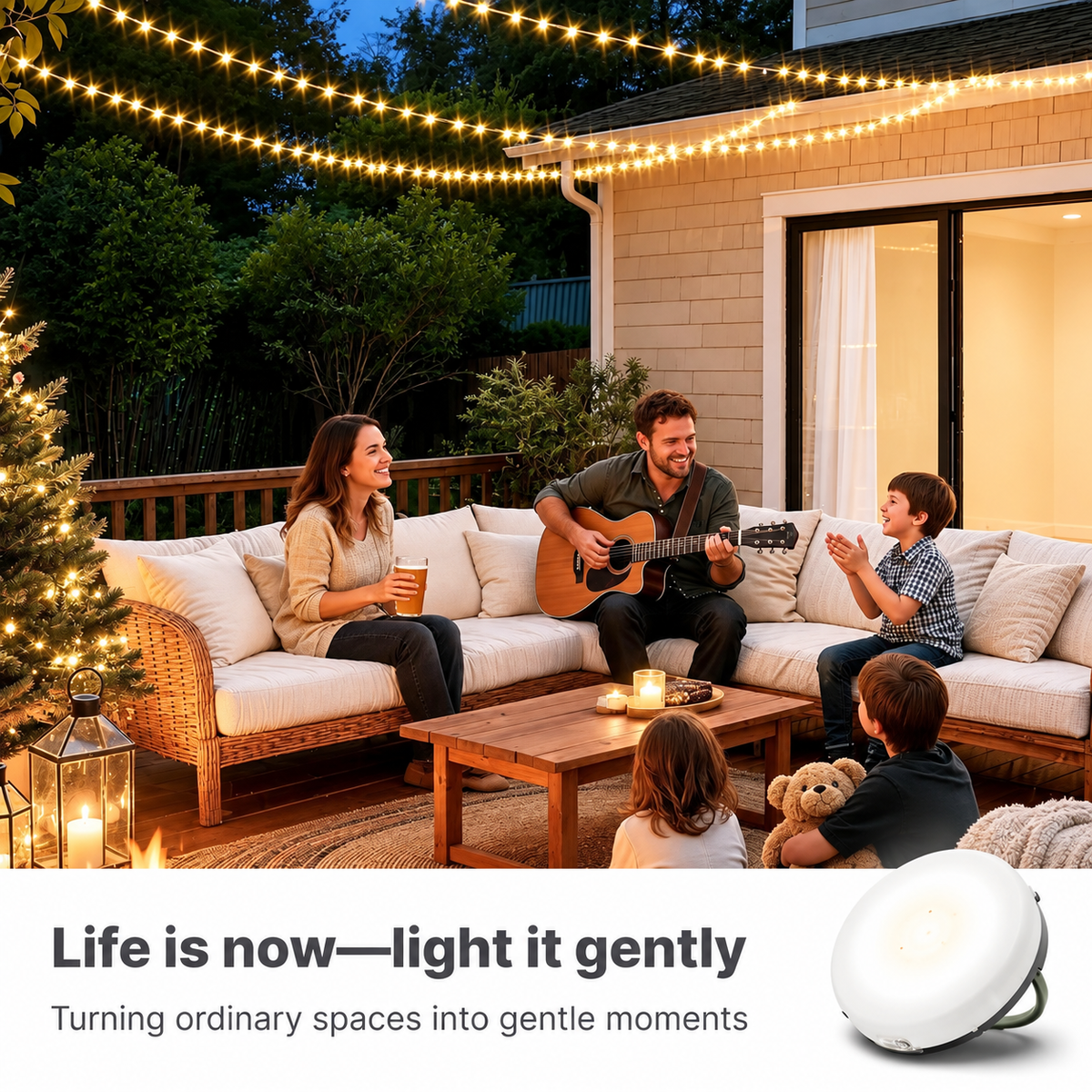 Retractable Solar LED Fairy String Lights