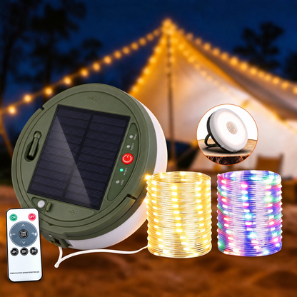 Retractable Solar LED Fairy String Lights