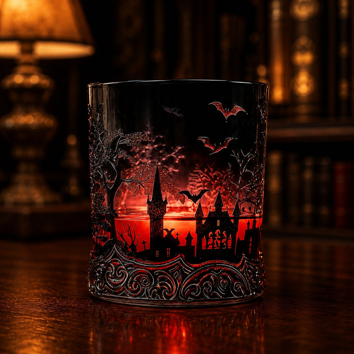 🔥Last Day 49% OFF - 🦇🍺Gothic Vampire Castle Whisky Decanter & Tumbler(📦Buy 2 Free Shipping) - Gothic Bottl🎁