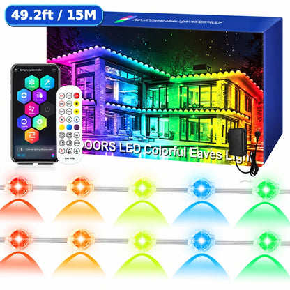 🎅 Early Christmas 49%OFF - Smart Rainbow LED Permanent Outdoor Light - Smartlight 🎁