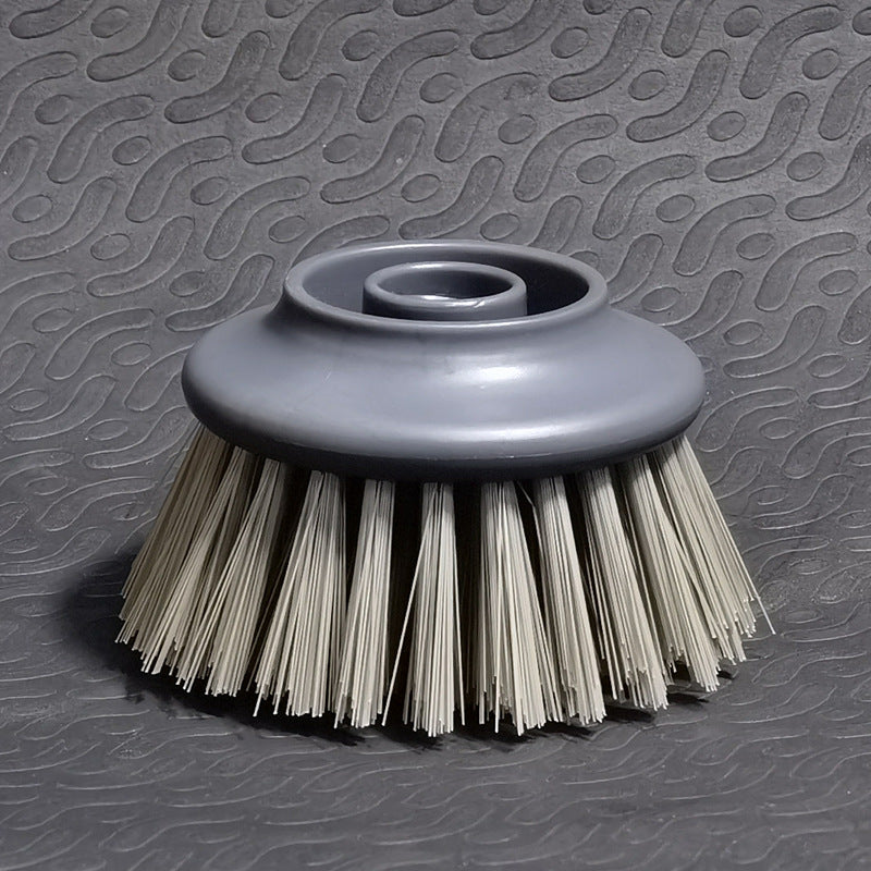 Soap Dispensing Palm Dish Brush With Storage Bracket