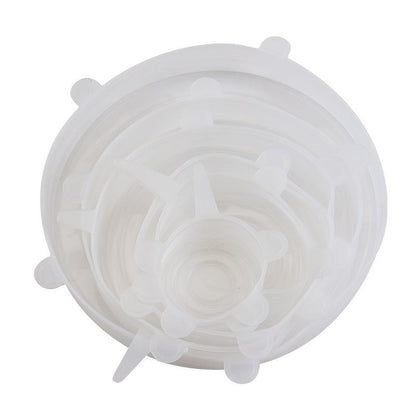 Reusable Stretch Silicone Bowl Lids (6-Pack)