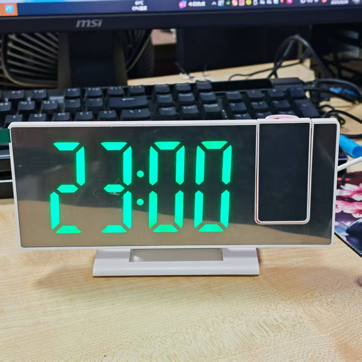 Rotating Ceiling Projection Clock