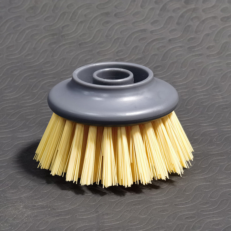 Soap Dispensing Palm Dish Brush With Storage Bracket