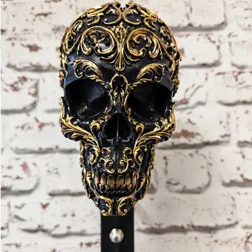 💀 Motorcycle Skull Helmet Holder – Garage Display Wall Mount