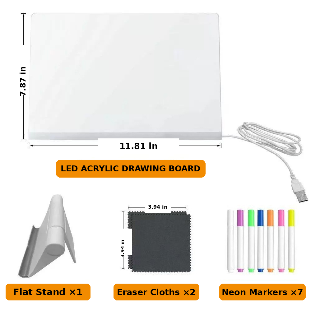 LED Note Board with Colors