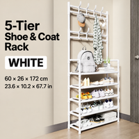 5-Tier 60cm White