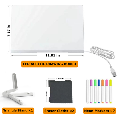 LED Note Board with Colors