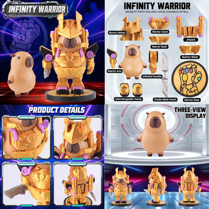 Magnetic Mecha Capybara Figure