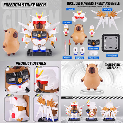 Magnetic Mecha Capybara Figure