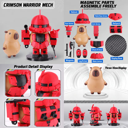 Magnetic Mecha Capybara Figure