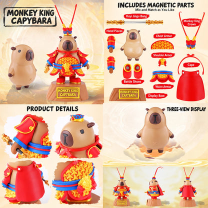 Magnetic Mecha Capybara Figure