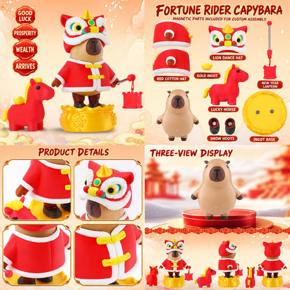Magnetic Mecha Capybara Figure