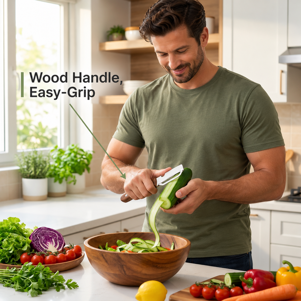 2 Pcs Multifunctional Vegetable Peeler & Bottle Opener