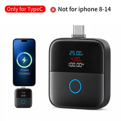140W USB-C Auto-Disconnect Power Bank with Overcharge Protection