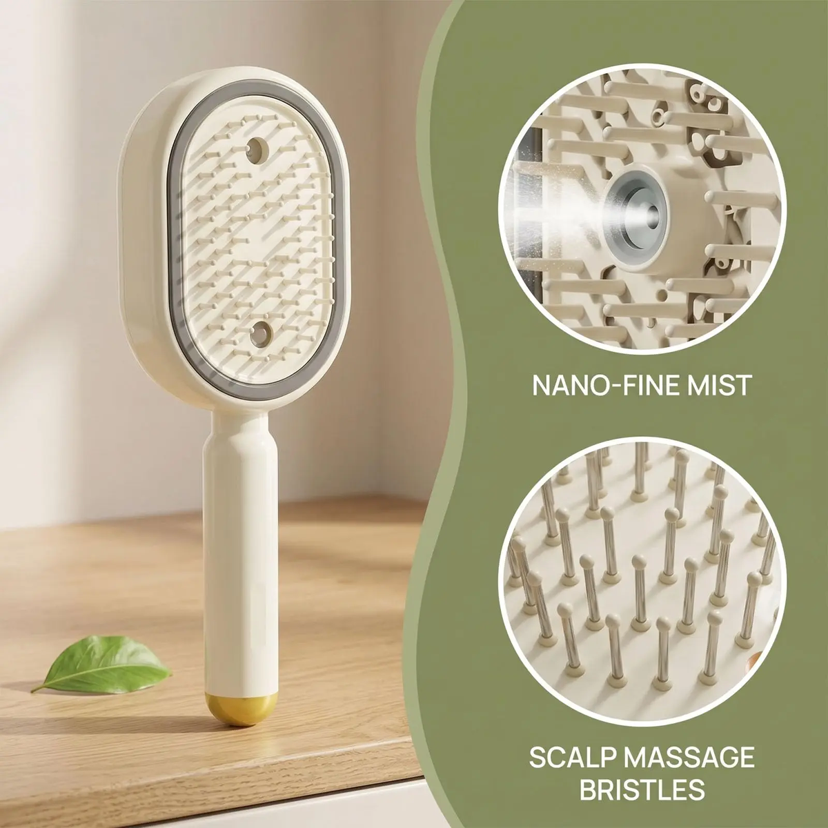 Electric Steam Massage Hair Brush