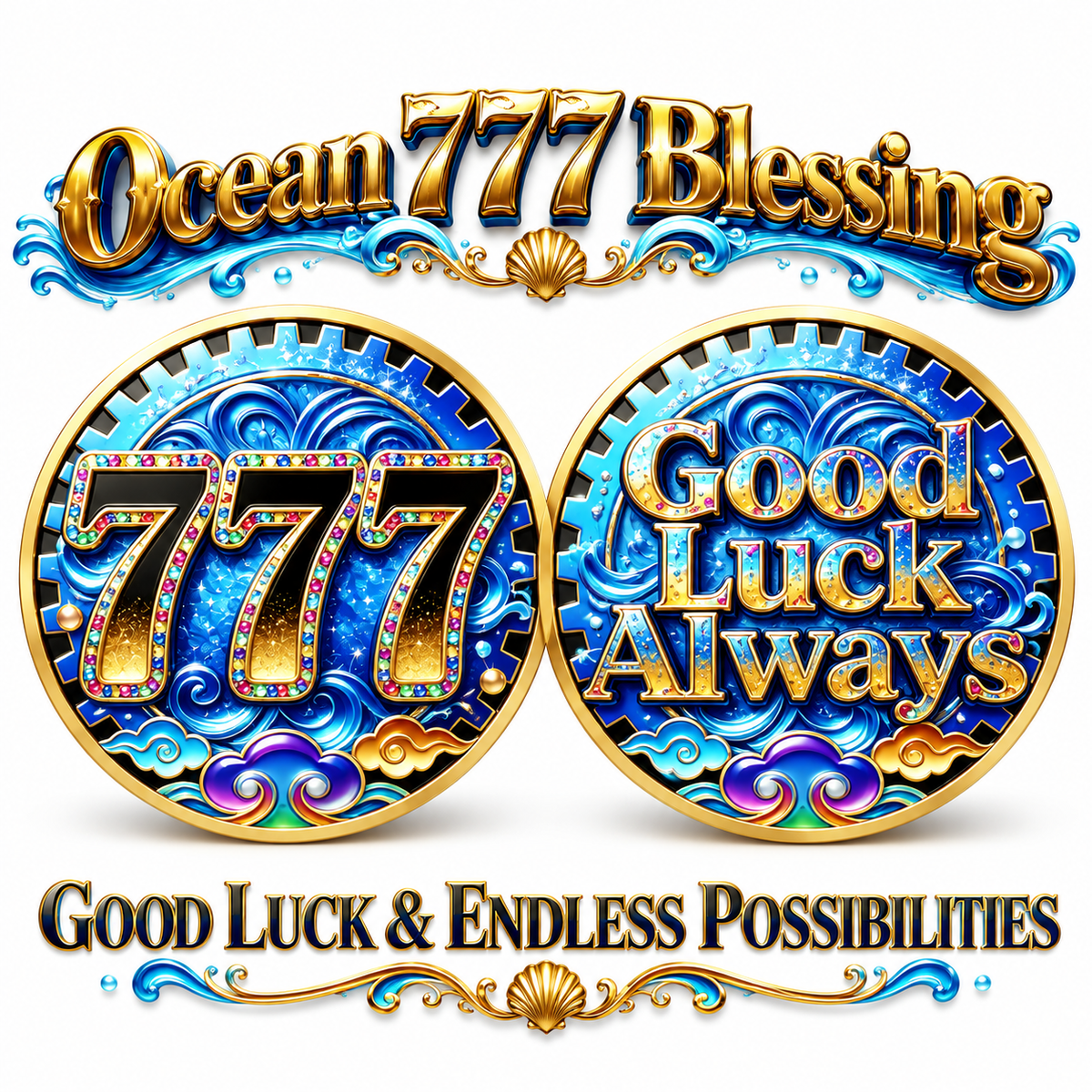 ⏰65% OFF💥3D All-Seeing Eye Prosperity Coin – Wealth & Good Luck Charm