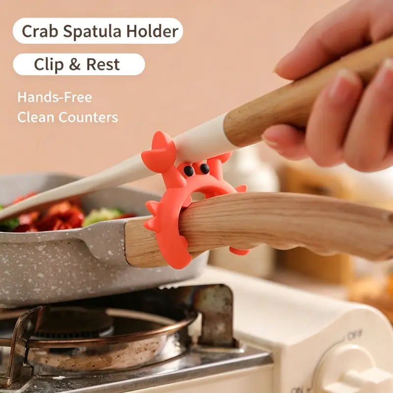 Cooking Spoon Holder for Pots, Ladles and Spatulas, Spoon and Ladle Holder for Cooking
