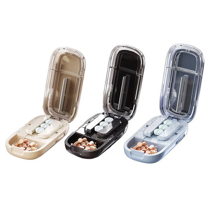 💊 Portable Pill Cutter and Organizer