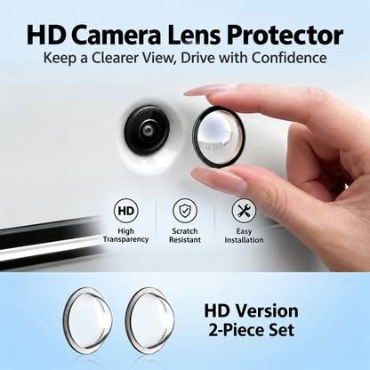 Car Camera Rain Shield – Rear & Side Lens Sun Visor Cover