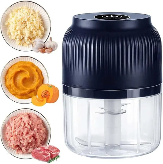 Mini Electric Food Chopper USB Rechargeable